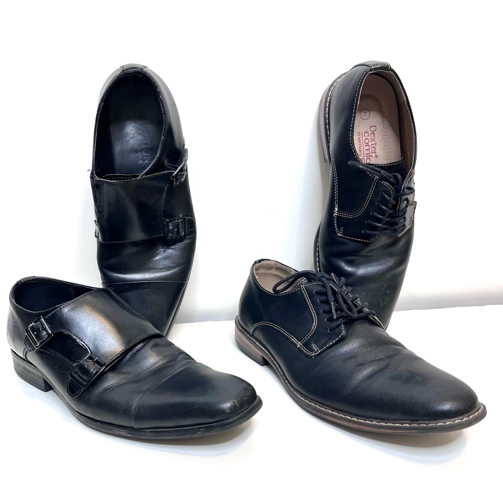 Black Leather Men's Dress Shoes